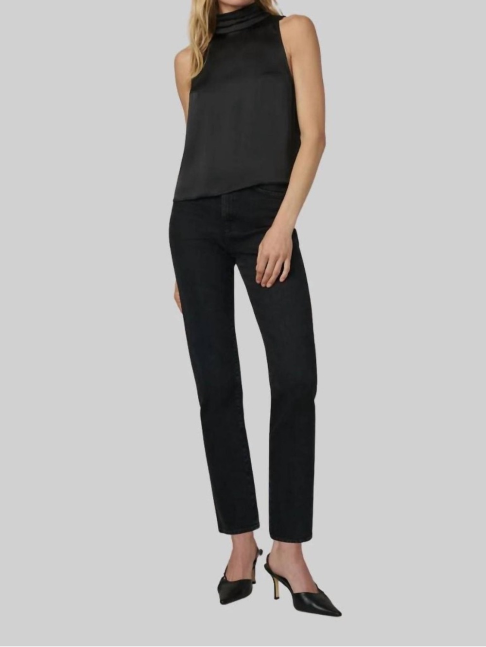 Joe's Jeans Women's Slim Straight Black Denim